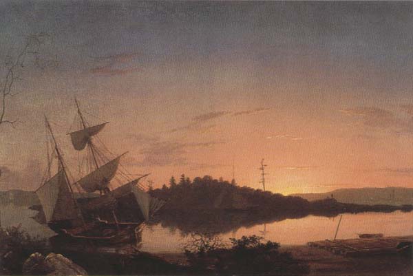 Twilight on the Kennebec